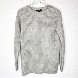 Forever 21 Light Gray Knit Sweater